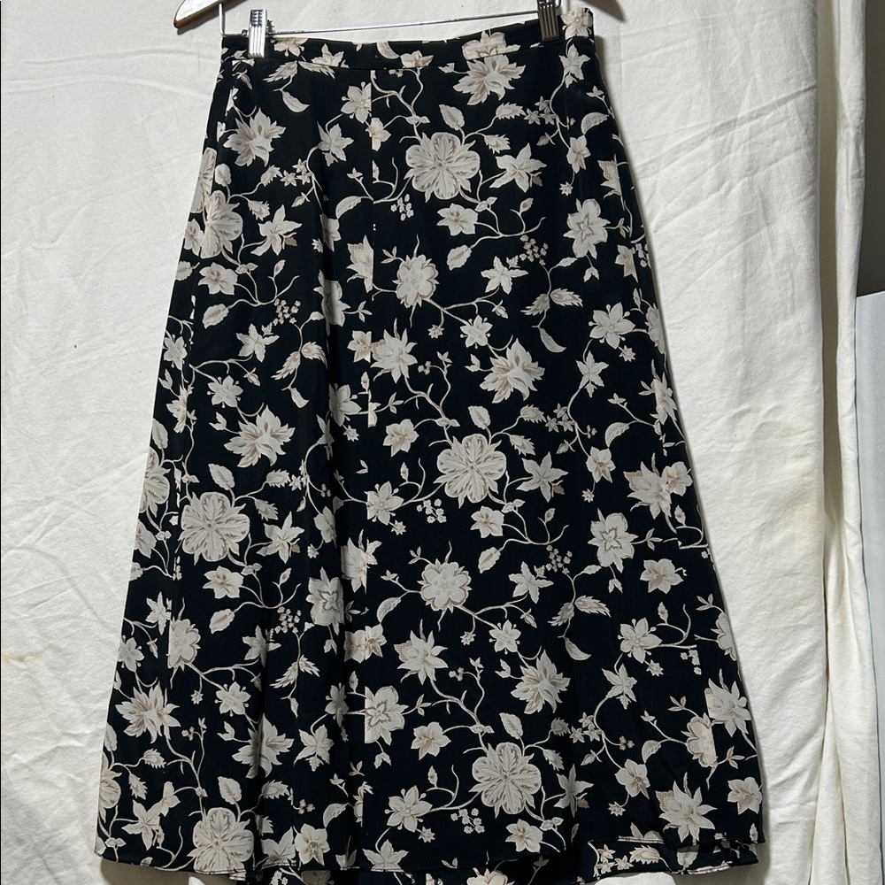 Travis Ayer’s 100% Silk A-Line Skirt.